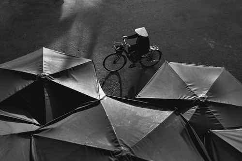 Nhiếp ảnh gia Nguyễn An Di - Street life Across the umbrellas